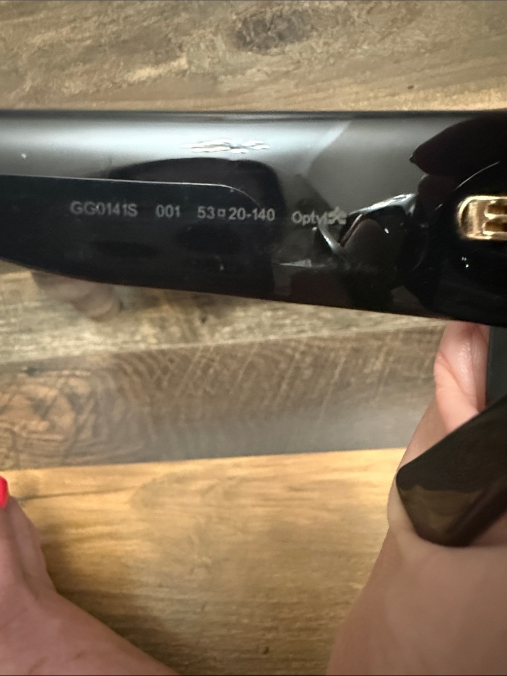 Gucci GG0141SN 001 Oversized Square Sunglasses - Black - Good Condition - Picture 2 of 9